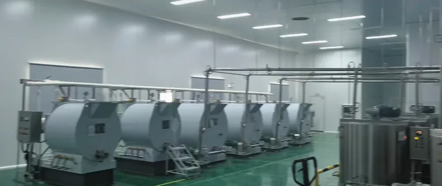 Refining and holding tanks