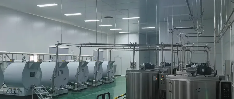 Refining and holding tanks