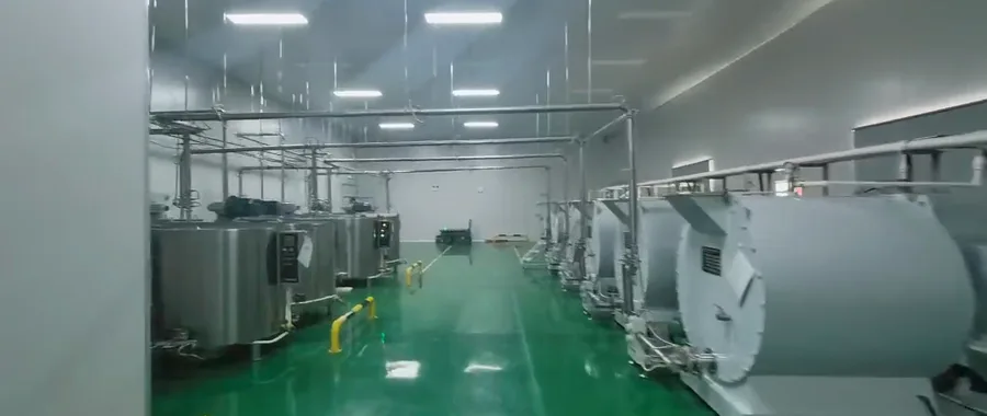 Production hall — clean-room lines